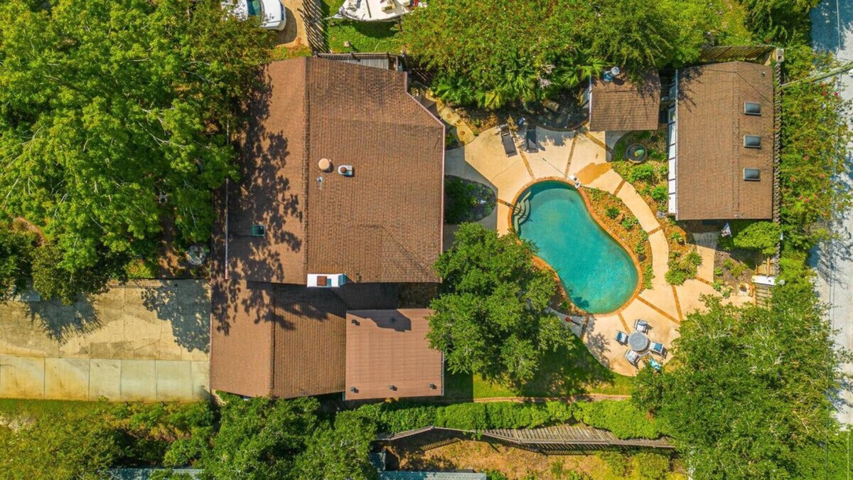 Pass Christian House | Lounge by the pool or take a short walk to the beach!
