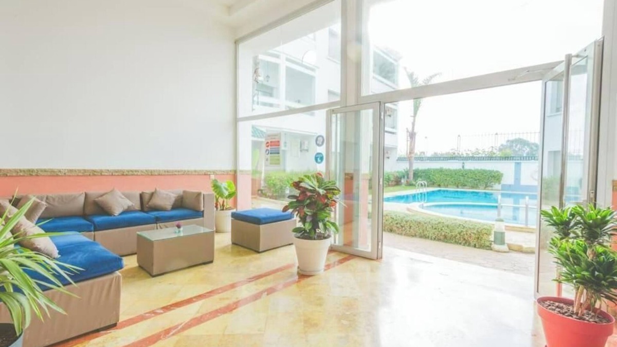 Skhirat Plage Apartment | Lovely 2 Bedroom Vacation Home With Pool/beach