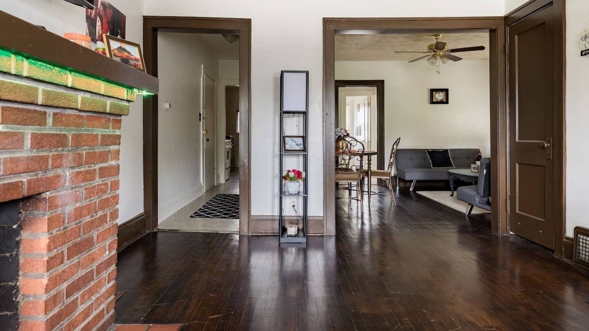 Garfield Heights House | Lovely 2BR Apt,Fireplace, Close to DT,Free Parking