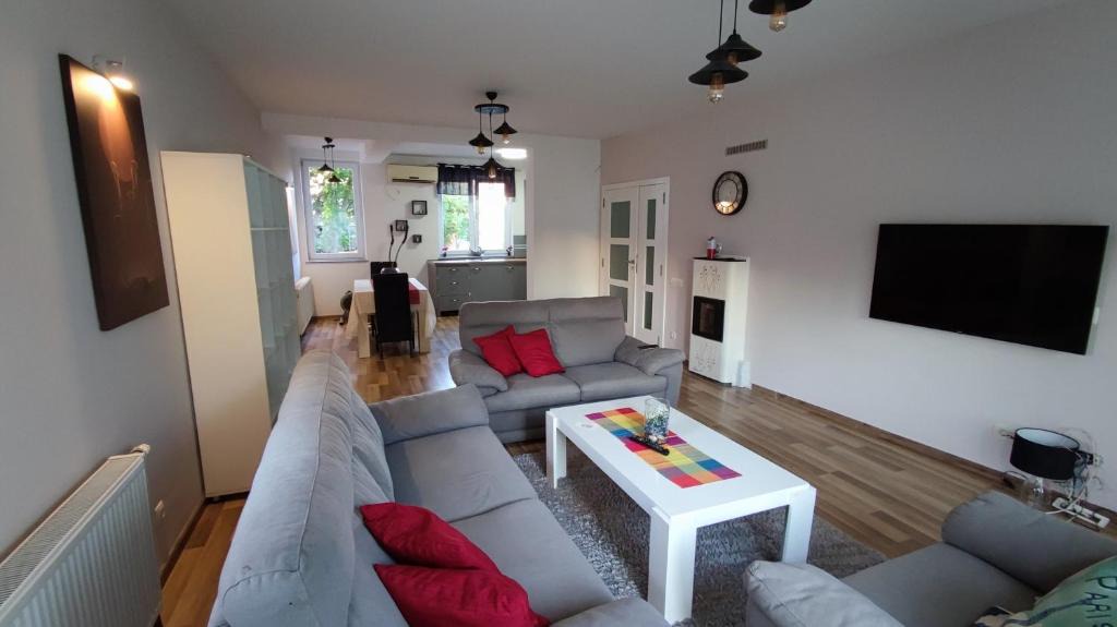 Kolovicë Apartment | Lovely 3-bedroom rental unit with indoor fireplace