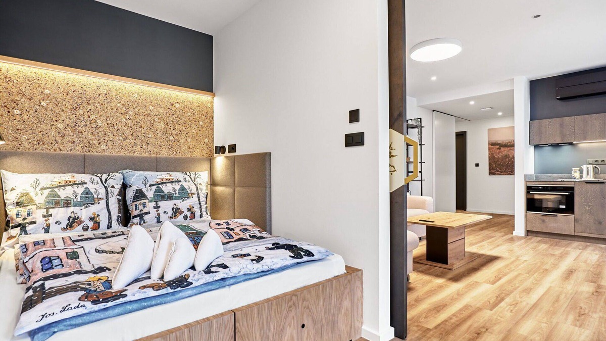 Abertamy Apartment | Lovely apartment for 6 people with A/C, WIFI, TV and patio