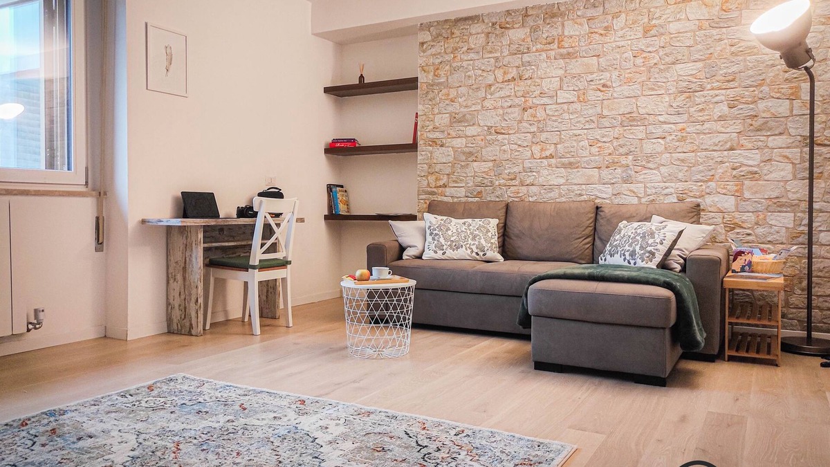 Edolo Apartment | Lovely apartment with fireplace