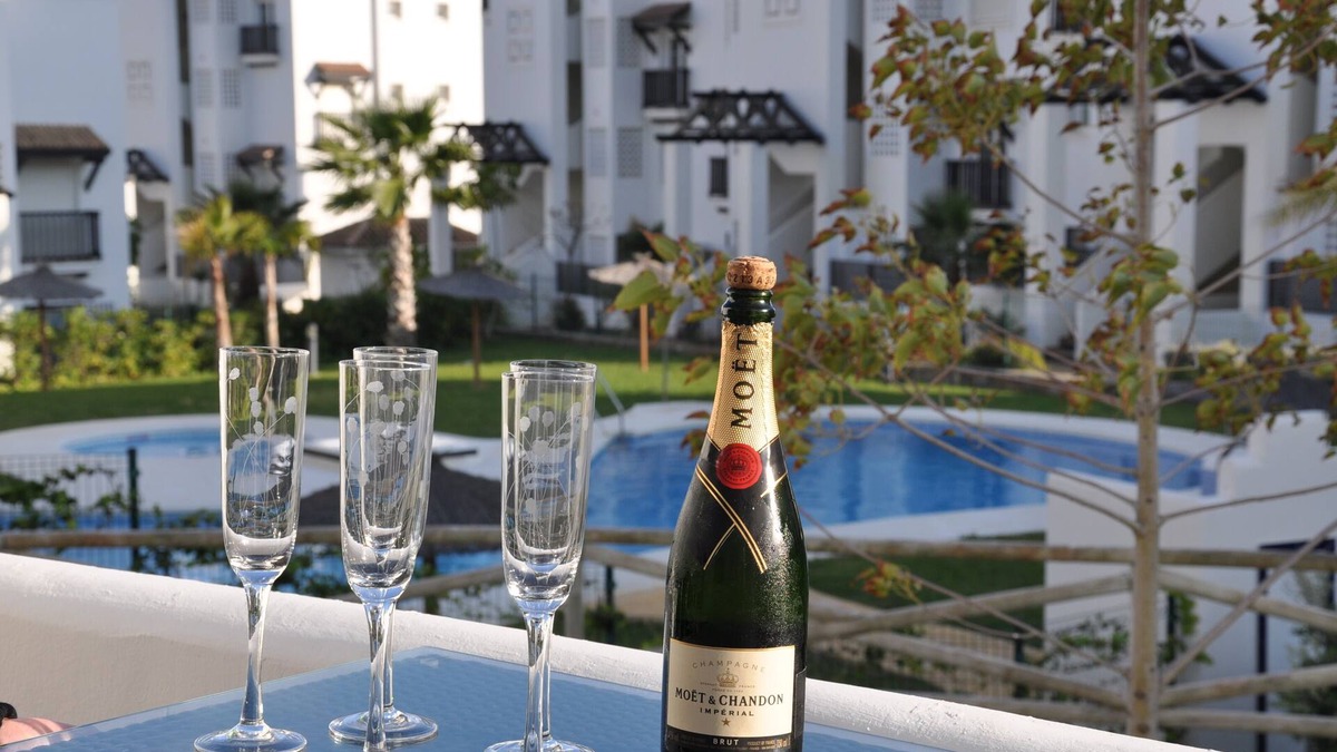 San Luis de Sabinillas Apartment | Lovely apartment with large terrace facing the pool. Walking distance to everything.