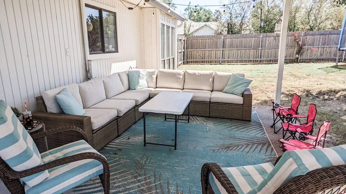 Woodway House | Lovely guest suite with yard