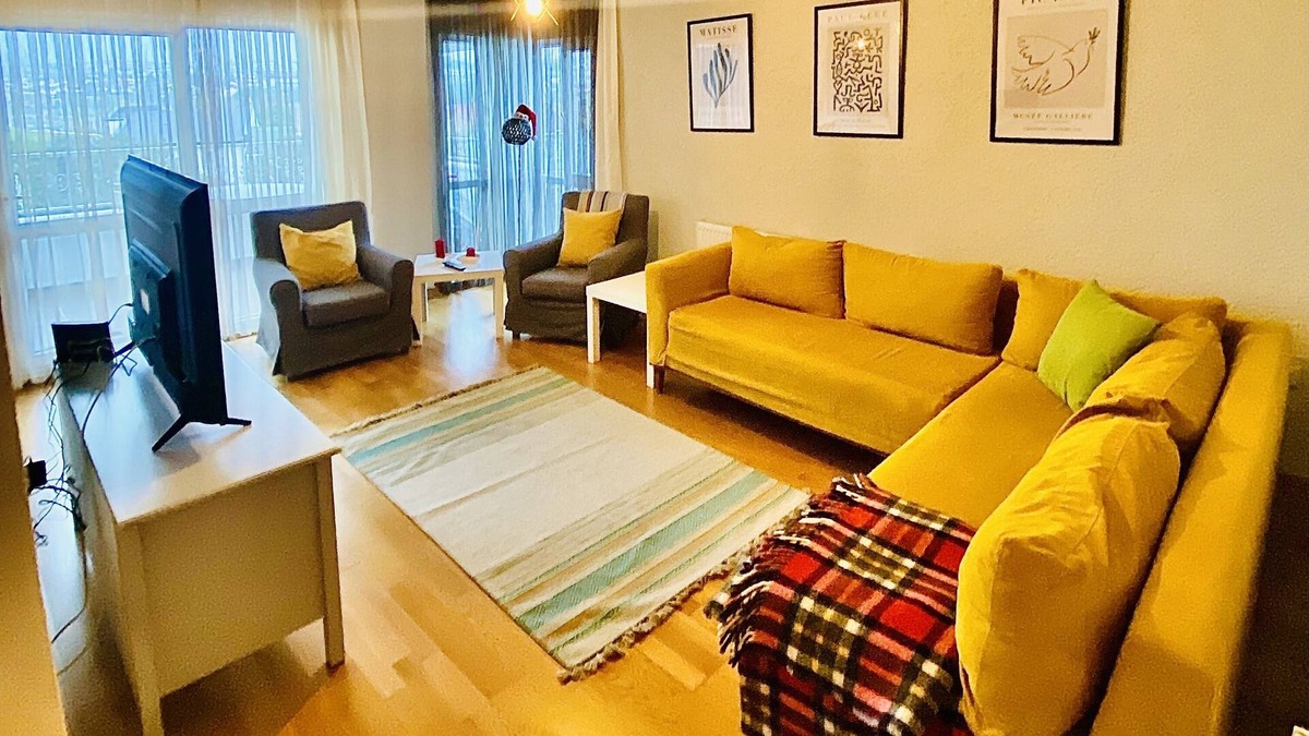 Bayramoglu Mahallesi Apartment | Lovely House 2bedroom apartment with sea view near by John Hopkins