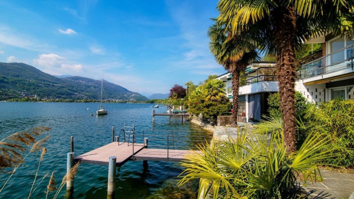 Collina d'Oro Apartment | Lovely lakefront duplex with private pier (BELLARIVA LAKE VIEW)
