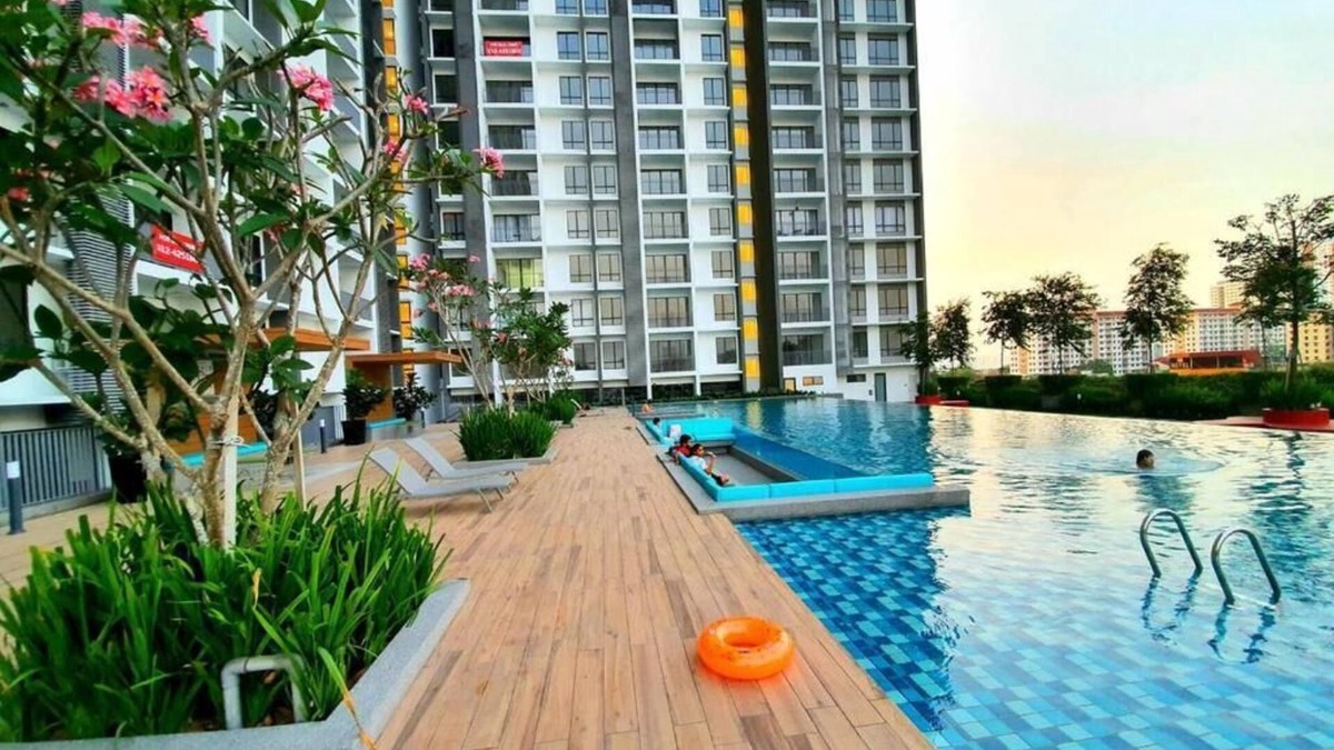 Nyiur Condo | Lovely one bedroom studio (Woodsbury Suite)