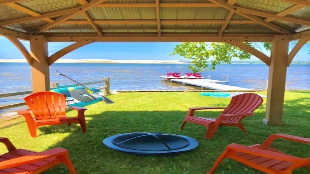 Silver Lake House | Lovely property with separate private lakefront to Silver Lake + huge backyard.