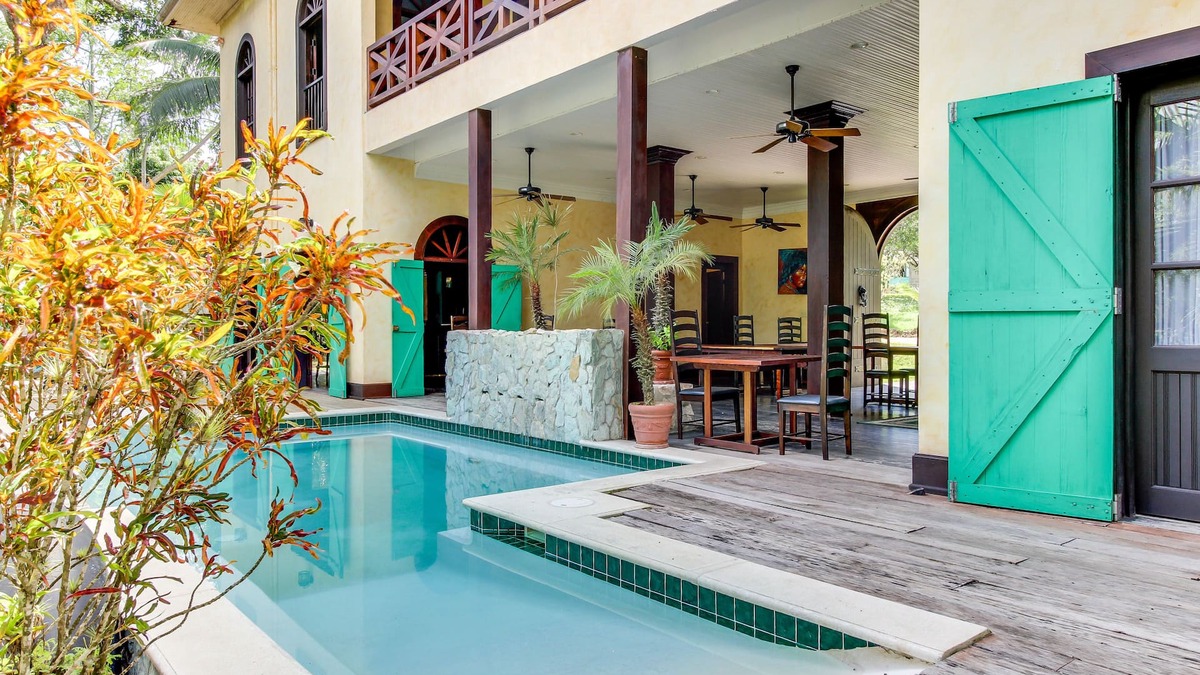Bullet Tree Falls House | Lovely Riverfront Suite w/Balcony, WiFi, AC, Pool & Gorgeous View