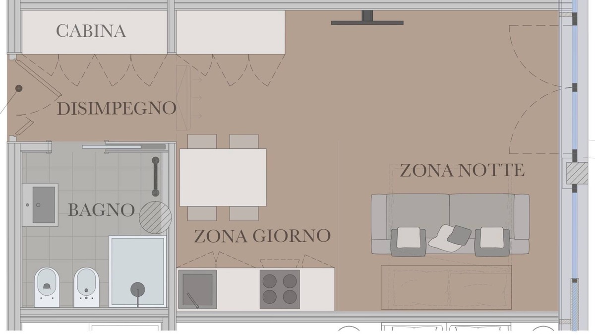 Almenno San Salvatore Apartment | Lovely studio apartment