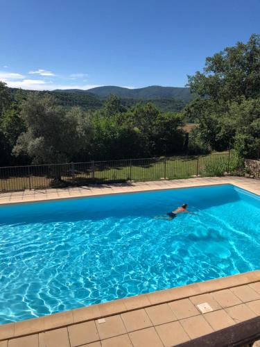 Viens Apartment | Luberon Provence Swimming pool Terrace View for 2
