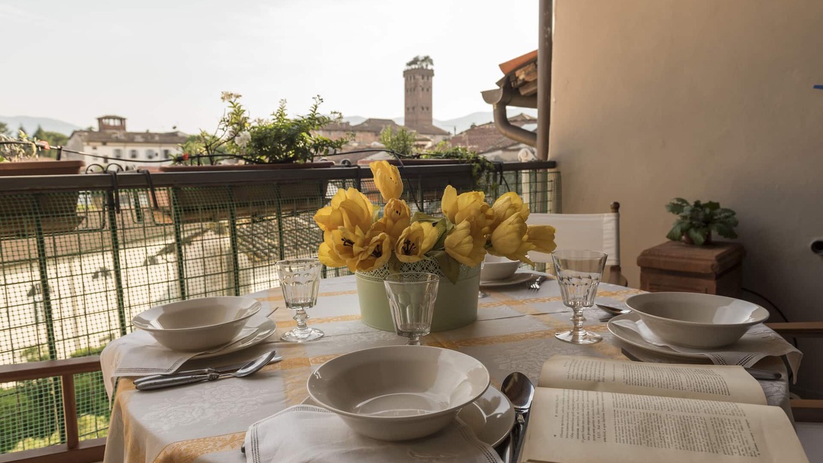 Lucca Historical Center Apartment | Lucca center: Duke Design apartment with wonderful view