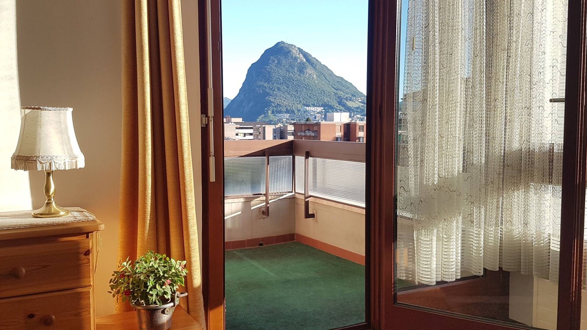 Viganello Condo | Lugano, Near Lake & Old Town: free parking, views!
