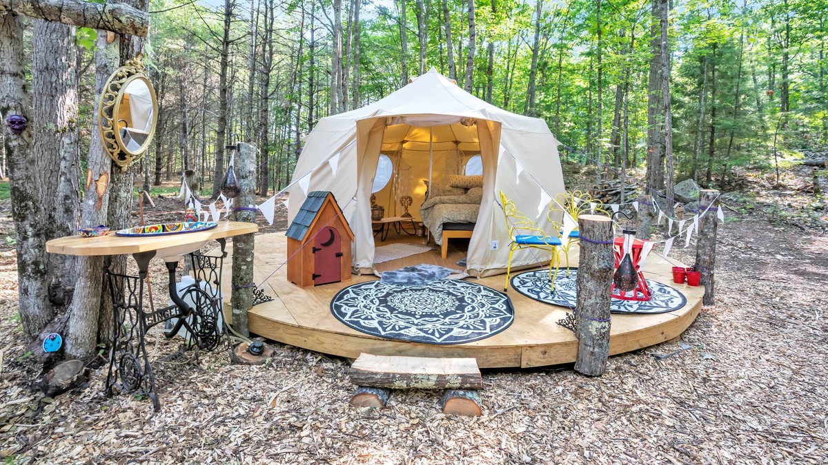 Acton RV Rental | Luna BOHO glamping at its best.
