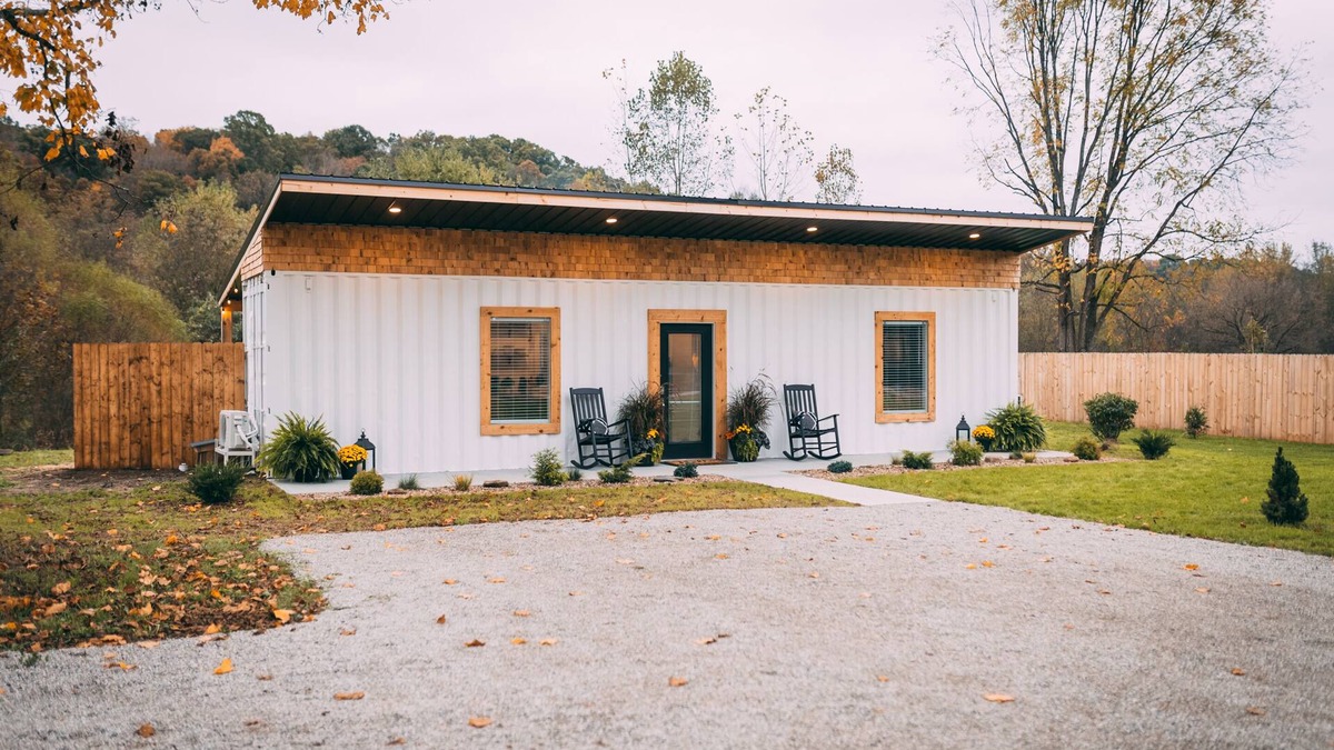 New Plymouth Cottage | Luna Cottage Tiny House Shipping Container