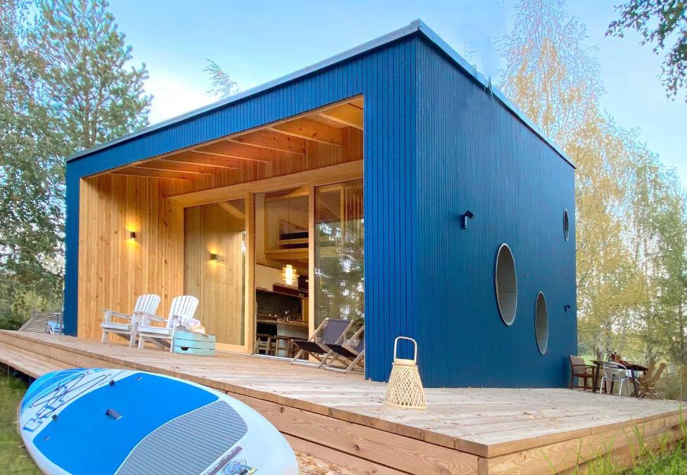 Brzozie House | Lunette Lodge for 10 guests, 50 m from the lake, sauna, hot tube