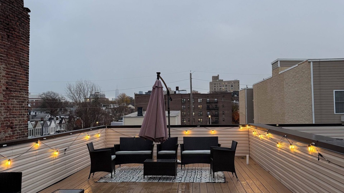 McGinley Square Condo | LUX 3BR Oasis with Parking & Rooftop Minutes to NYC