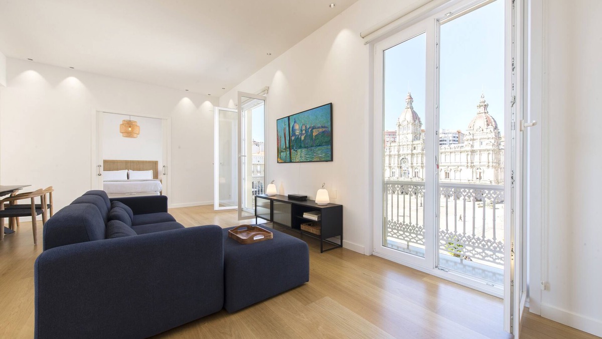 La Coruna Apartment | Lux Maria Pita En El Corazon De A Coruña