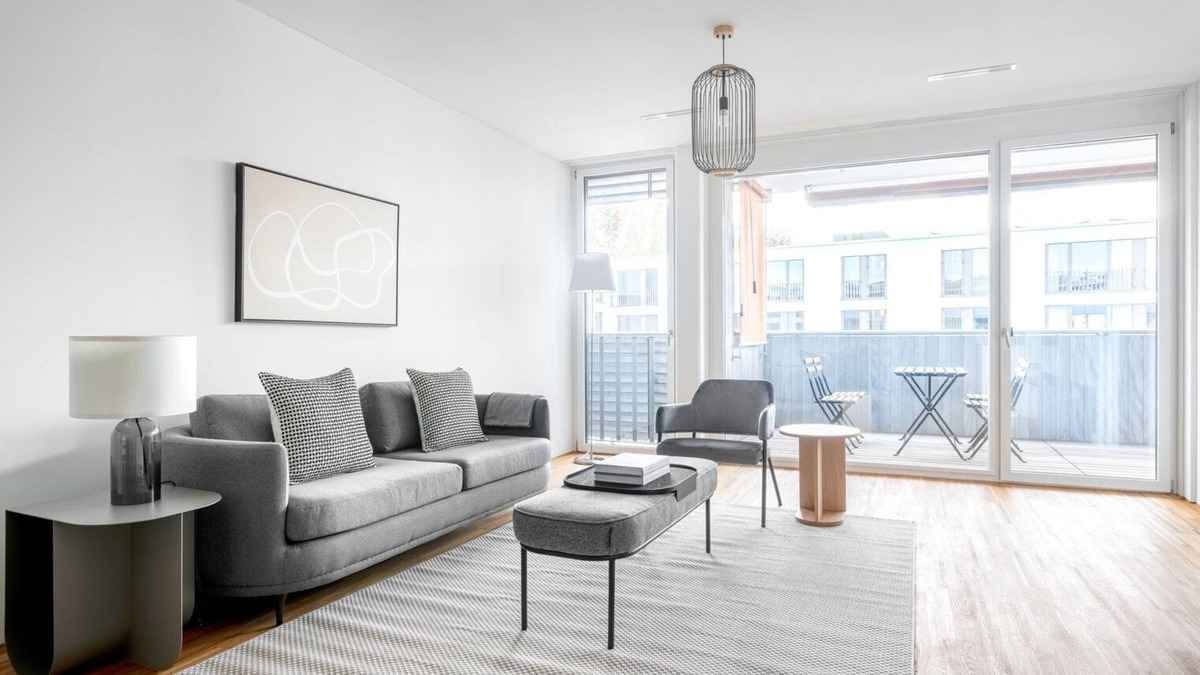 Wollishofen Apartment | Lux Wollishofen 2.5 Room w/W/D & Storage, 2 min to Market, by Blueground