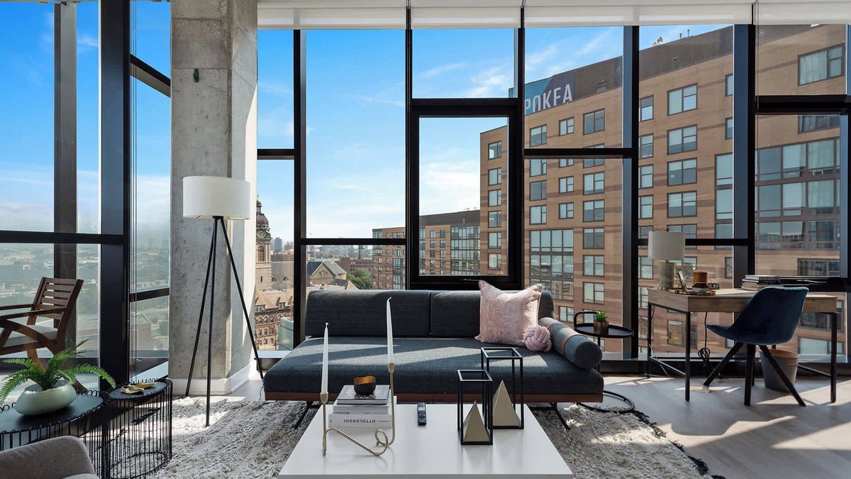 River West Apartment | Luxe 1BR: Unmatched Views & Location