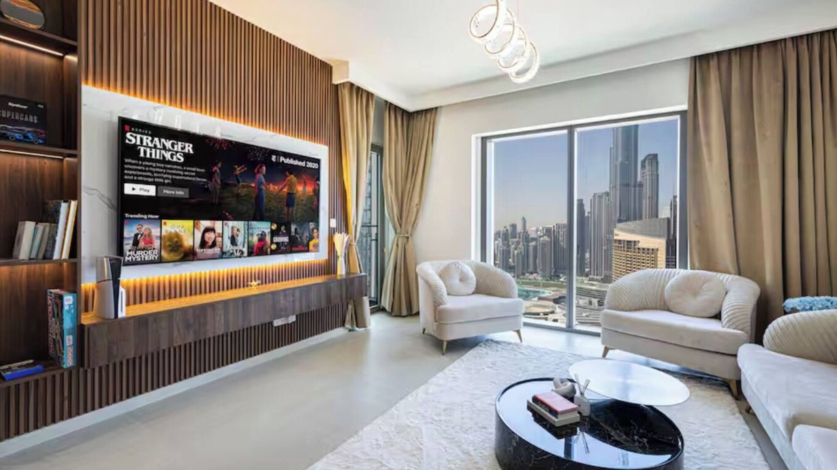 Za'abeel 2 Condo | Luxe Burj Khalifa Hi Rise 5Beds Spacious Flat