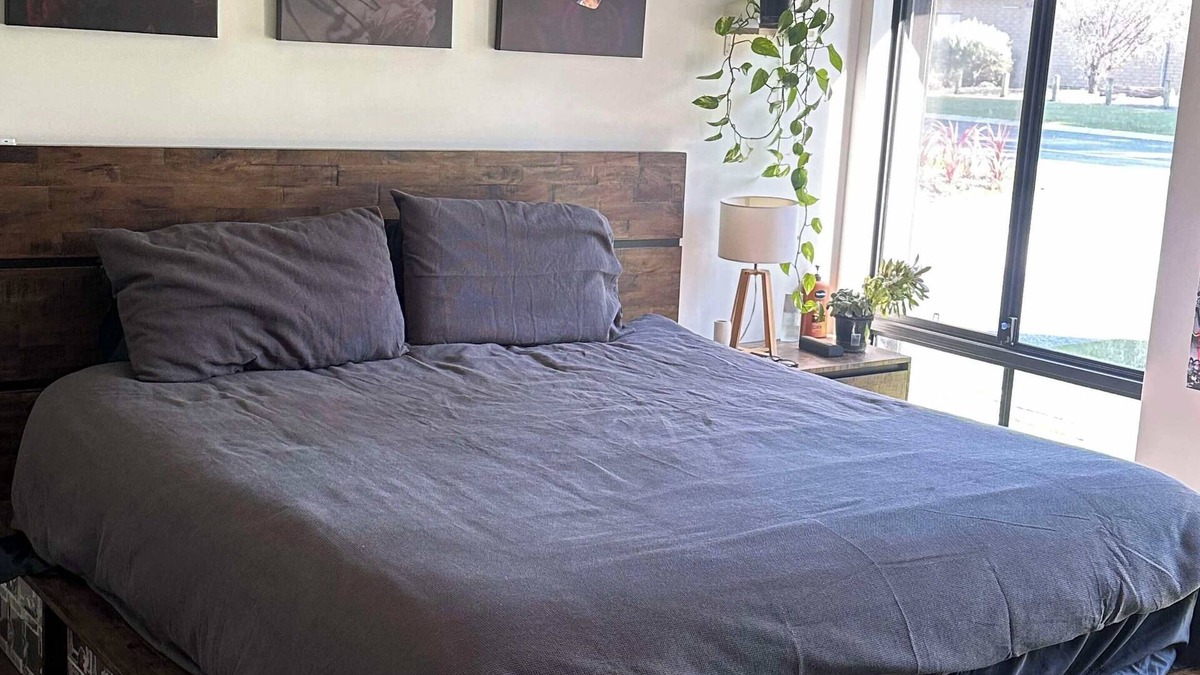 Beechboro House | Luxe Cosy Master Bedroom w/lush thick king bed and double shower in Beechboro