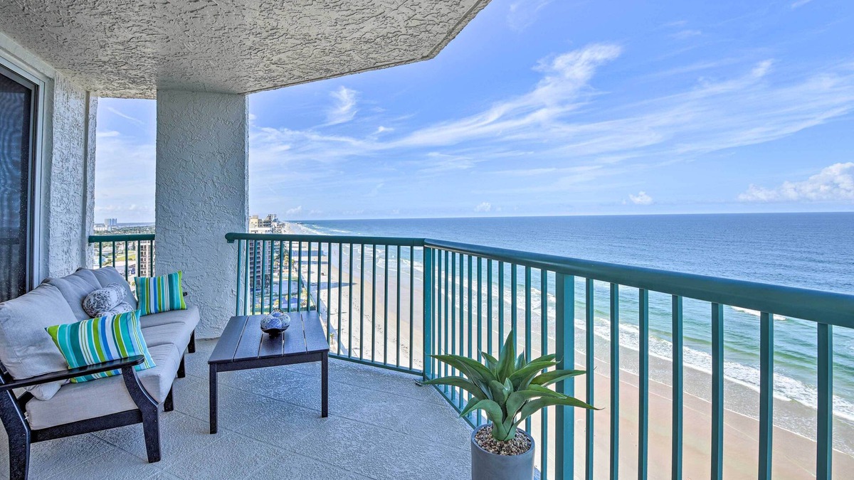 Daytona Beach Condo | Luxe Daytona Beach Resort Retreat w/Ocean Views!