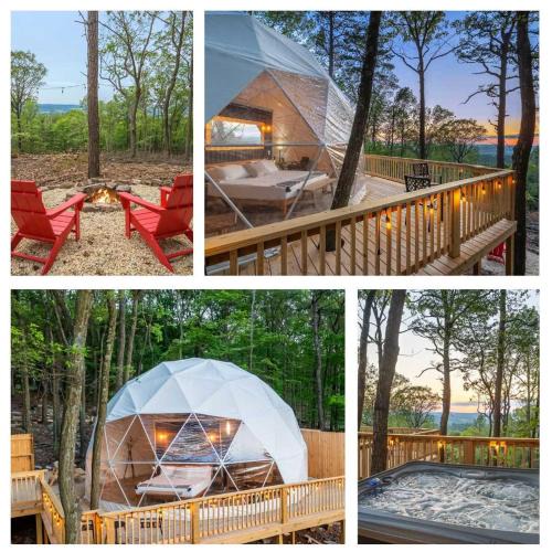 Capon Bridge House | Luxe Dome w Hot Tub King Bed Full Bath & FirePit