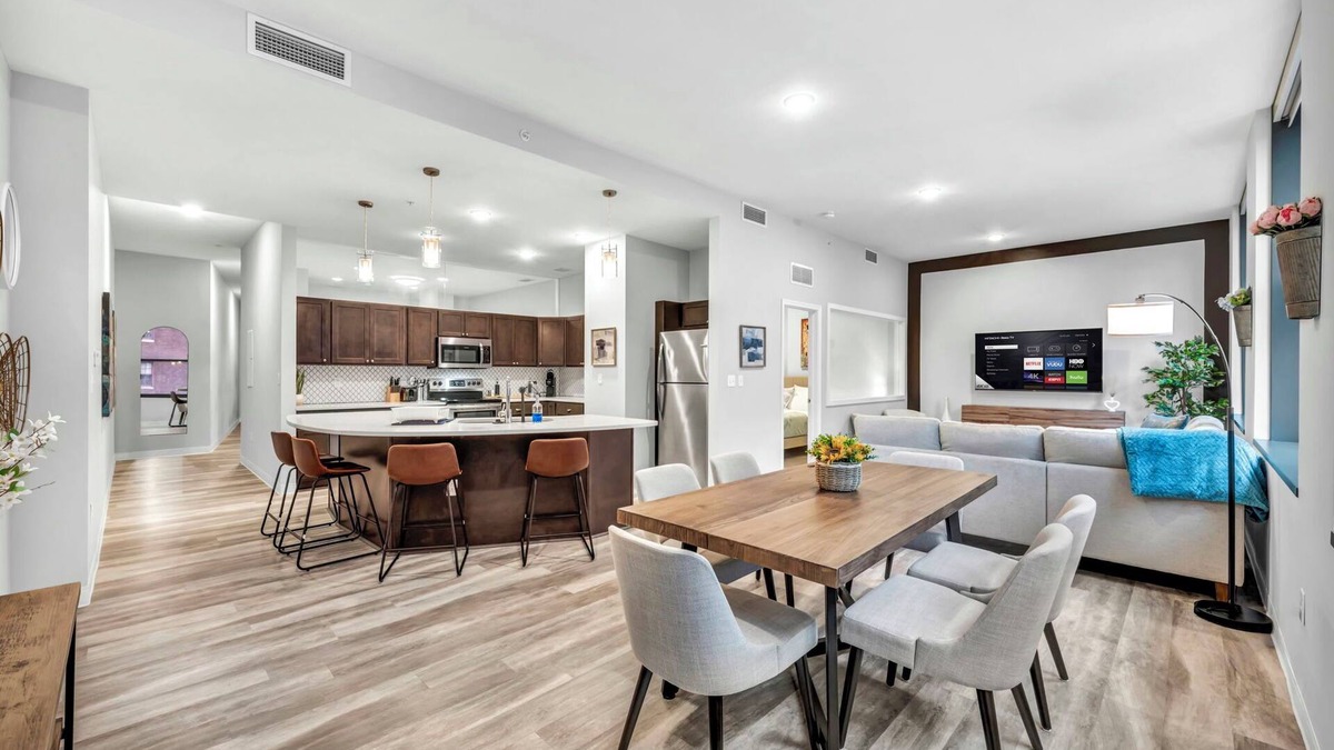 Gateway District Apartment | Luxe Flat w/Heated Pool & Sauna Gym Heart of DT