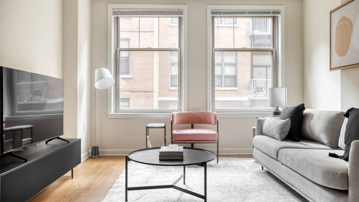 West End Apartment | Luxe Foggy Bottom 1BR w/Den, Pool & Gym, near GWU, by Blueground