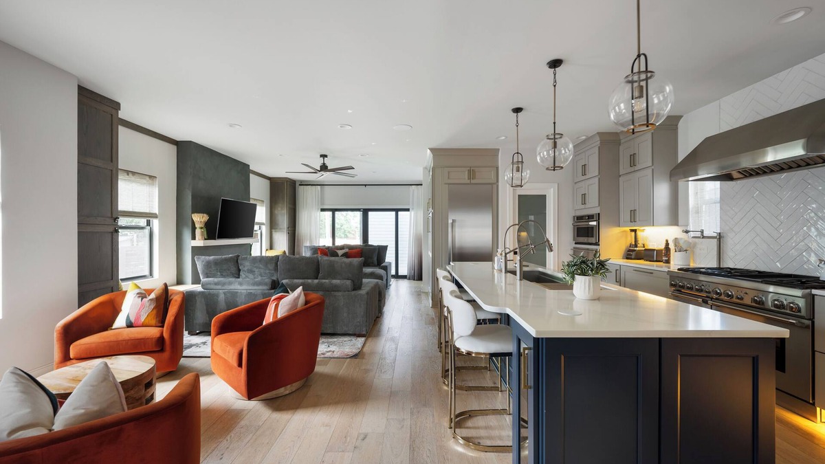 Martindale-Brightwood House | Luxe Home by Downtown Office/Theater
