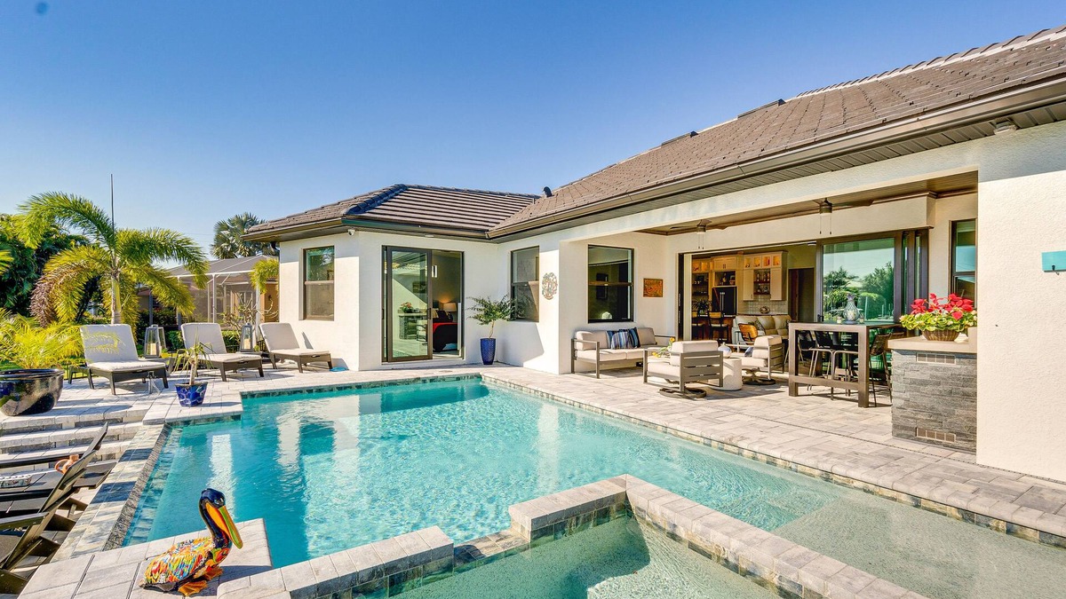 Punta Gorda House | Luxe Home in Punta Gorda w/Pool: Canal Views!