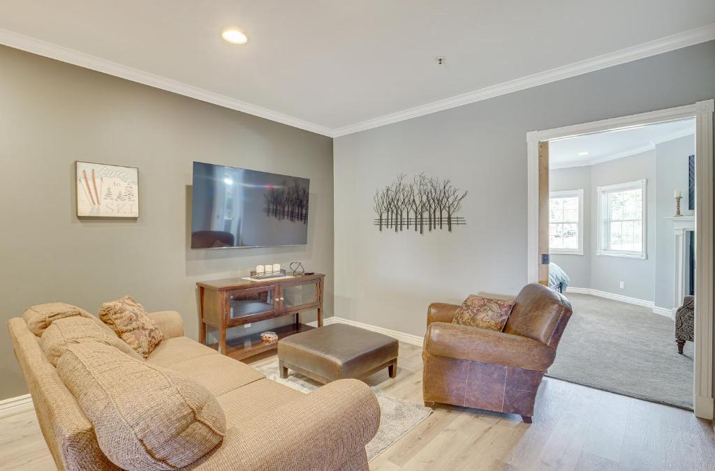 Midway Apartment | Luxe Midway Condo with Golf Course and Mountain Views!
