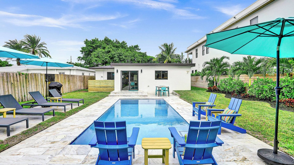 Lake Ridge House | Luxe-modern heated pool home near FTL Beach, Las Olas Blvd & Wilton Manors