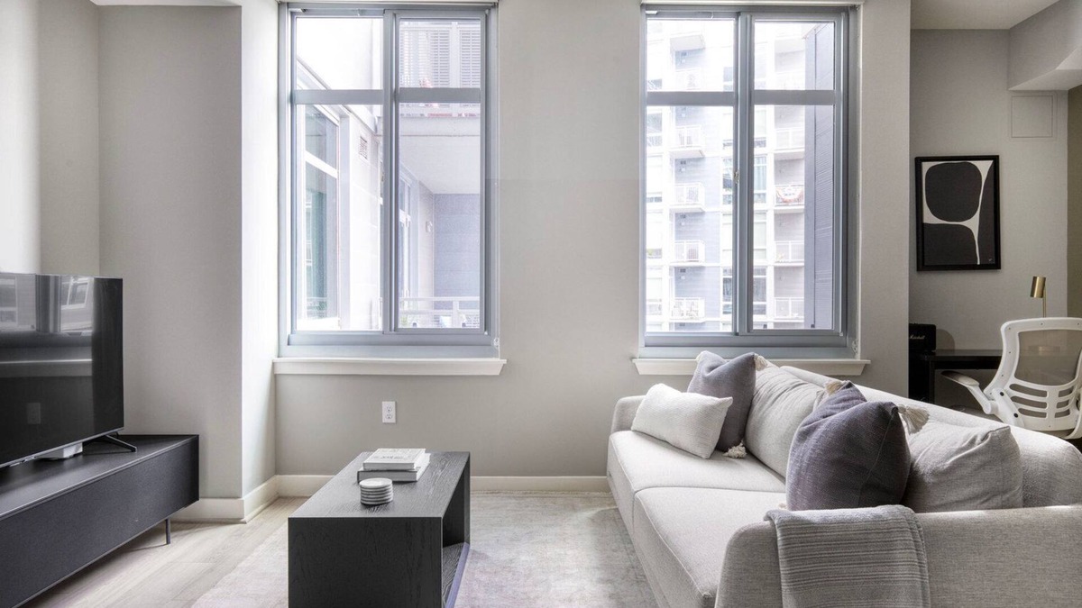 Buzzard Point Apartment | Luxe Navy Yard Jr 1BR w/EV Charging & Gym, nr Sports, by Blueground