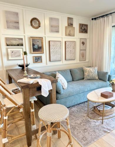 Folly Field Apartment | Luxe Oceanview - Balcony, Stunning Kitchen, 2-Min to Beach, Pool & Bar!