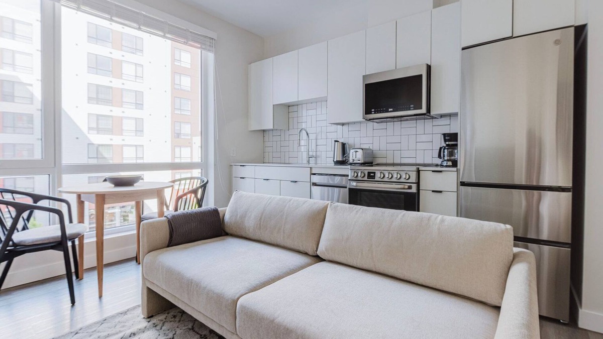 Revere Apartment | Luxe Revere Studio w/Lounge, Game Room, W/D, A/C, by Blueground
