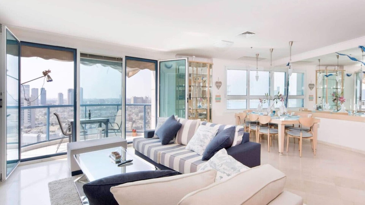 Tel Aviv Promenade Apartment | Luxurious 2BR w/Panoramic Sea View by Sea N' Rent