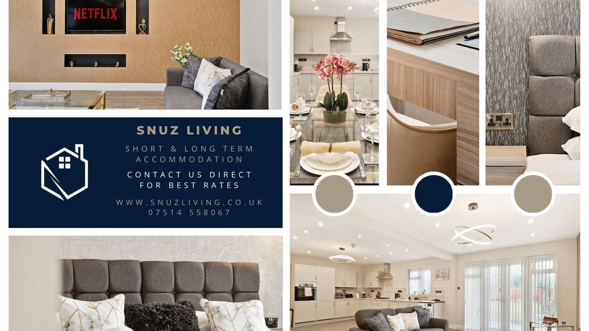 Shirley House | Luxurious 4 Bed House, Solihull, NEC, Airport
