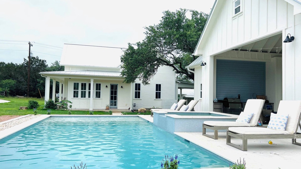 Pedernales Canyon Ranch House | Luxurious Farmhouse + Pool/Hot Tub Near Lake Travis