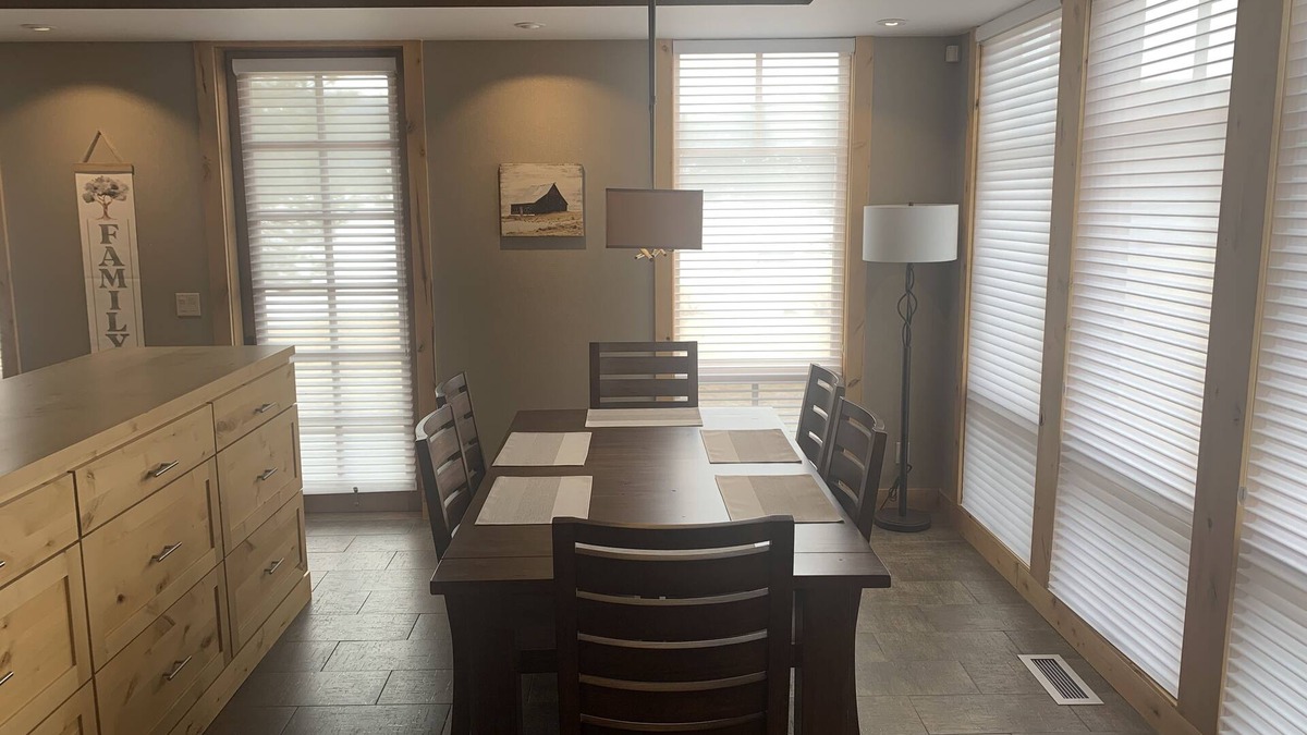 Dover Bay Condo | Luxurious first floor Dover Bay condo on the shore of Pend Orielle River.