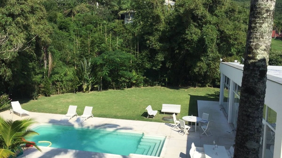 Florianopolis House | Luxurious house ocean front , ocean view from the living room and master bed