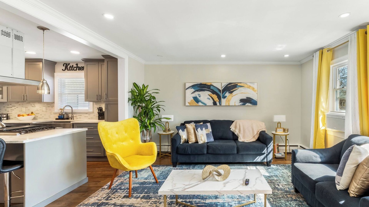 Irvington Apartment | Luxurious Suburban 3BR Oasis