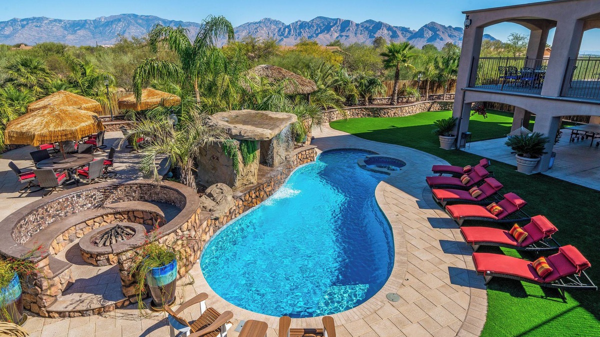 Tortolita Villa | Luxurious Villa Paradiso, Luxurious Villa-6,600 SF, 3.3 Acres, Theater-2 Primary Suites