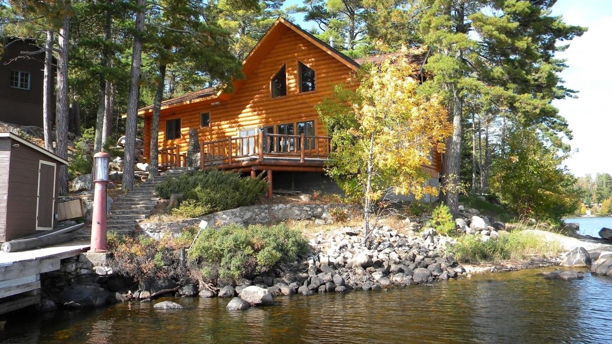 Crane Lake Cabin | Luxurious Wilderness New Log Home Borders Bwca, National Park