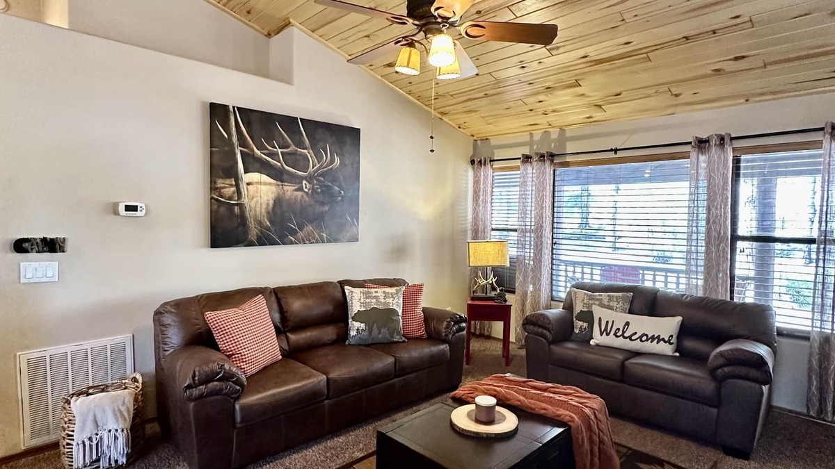 Show Low Cabin | Luxurious Year Round Retreat, Sleeps 6, Gorgeous Views!