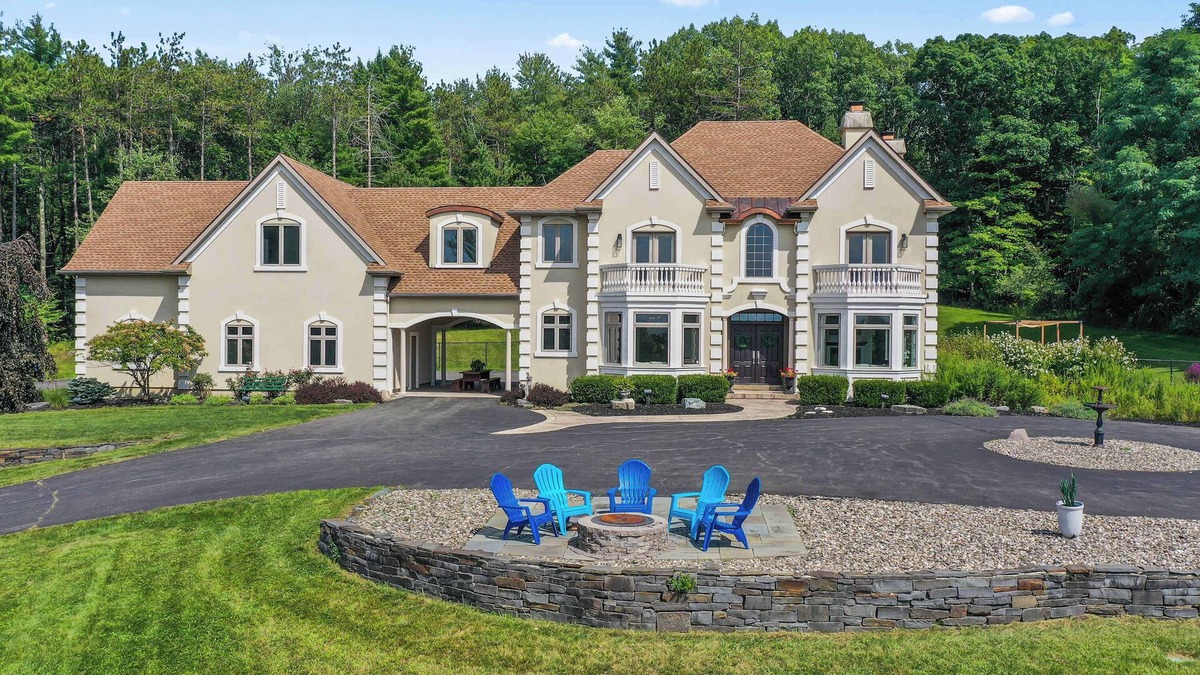 Town of Schodack House | Luxury 134-Acre Retreat w/4 Homes, Pool, & Pond