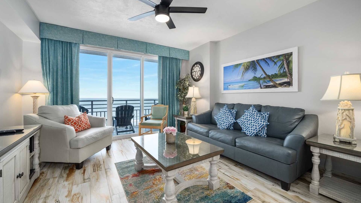 Brush - Stewarts Condo | Luxury 14th Floor 1 BR Condo Direct Oceanfront Wyndham Ocean Walk Resort Daytona Beach | 1403