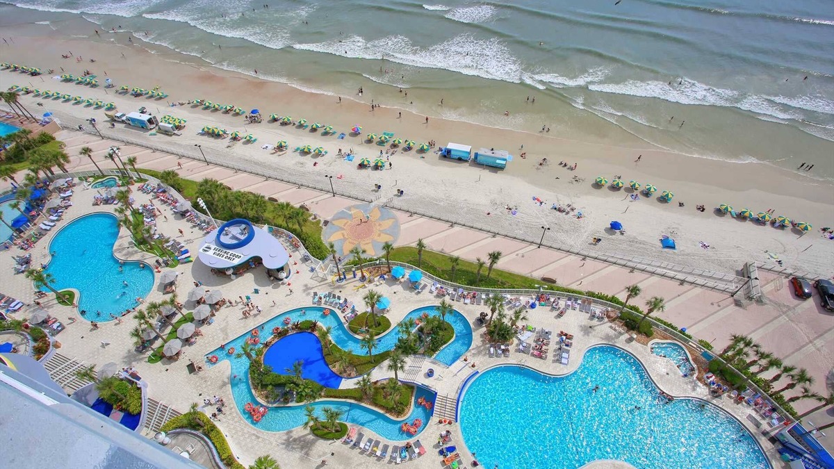 Brush - Stewarts Condo | Luxury 16th Floor 1 BR Condo Direct Oceanfront Wyndham Ocean Walk Resort Daytona Beach | 1610
