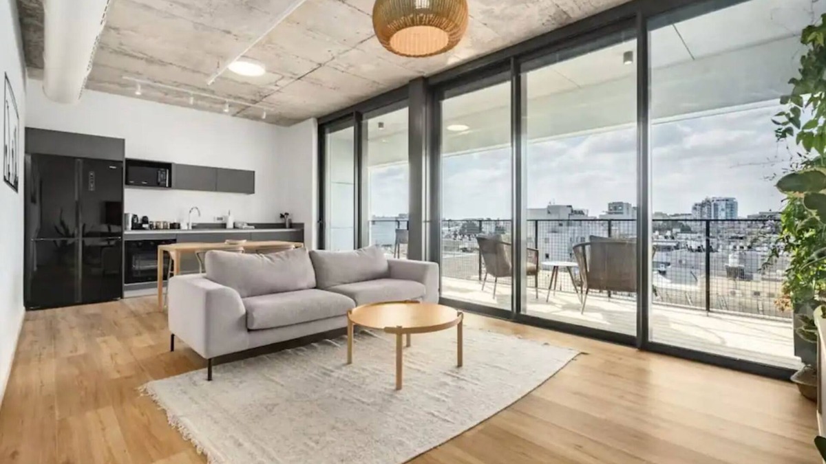 Ramat Gan Apartment | Luxury 1BR 55 Sqm Apt Balcony Free Parking